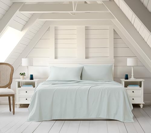 Linen Closet Cotton Aqua Twin XL Set Sheet 3 Piece Set