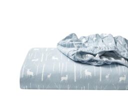 Eddie Bauer - Queen Sheets, Cotton Flannel Bedding Set, Brushed For Extra Softness, Cozy Home Decor (Birch Forest, Queen)