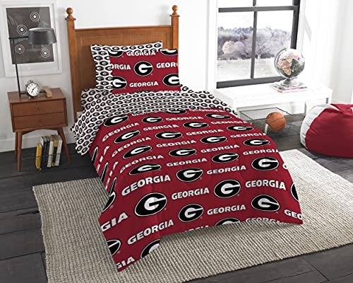 Northwest NCAA Rotary Bed in Bag Set, Shell and Sheets, Comforter Fill: 100% Polyester Fiber, Rams-c1, Tw