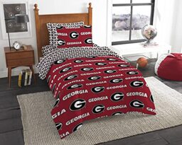 Northwest NCAA Rotary Bed in Bag Set, Shell and Sheets, Comforter Fill: 100% Polyester Fiber, Rams-c1, Tw
