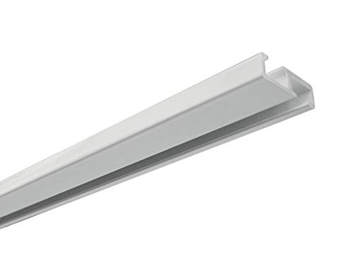 Gardinia 150cm White Aluminium Single Track Curtain Rail Curtain Pole