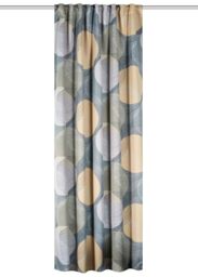 HOME WOHNIDEEN Millan Digital Printed Blackout Curtain, 245 x 135 cm, Multifunctional Band, Colour: Yellow, Size: 245 x 135 cm, Quantity: 1