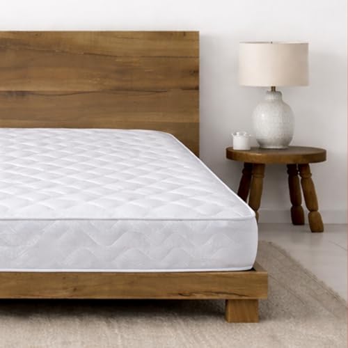 Starlight Beds Sprung King Size Mattress with Memory Foam Layer. 20cm Deep Soft Comfort Hybrid Mattress. 5ft King Size (150 x 200cm)
