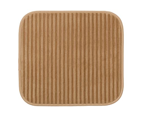 Gözze - Non-Slip Soft Bath Mat, 100% Polyester, 50 x 45 cm - Sand