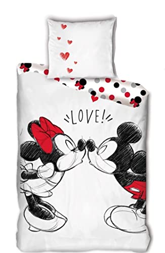 NEW IMPORT, Mickey Minnie Mouse Duvet Cover 140x200cm (NI-045MCK-DV)