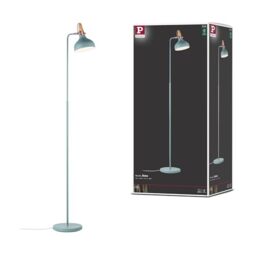 Paulmann 79654 Neordic Juna Floor luminaire max. 1x20W Floor lamp for E14 Lamps Floor luminaire Soft Green/Copper/Wood floodlight 230V Without lamp