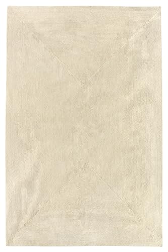 HAMID Nansa Indoor/Outdoor Recycled Pet Rug – Washable and Waterproof – Ecological and Sustainable – Ideal for Terrace, Garden or Living Room (300 x 200 cm, Cream)