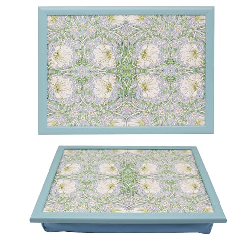 The Leonardo Collection William Morris Assortments Wood Pimpernel Laptray - Soft Cushion Base, Stable Meal Surface, Lightweight Design, Easy Clean Finish, Stylish Everyday Use