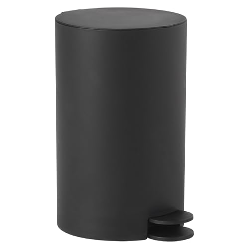 Gedy Sharon 3 Litre Pedal Bin with Lid - Matt Black