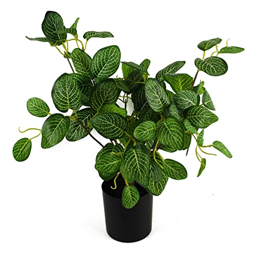 Leaf Design UK Realistic Large Artificial Foliage Plant with Pot, Pothos, 40cm