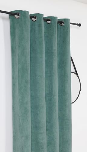 Linder Alberta Thermal Insulated Blackout Curtain 140 x 260 cm Sea Green