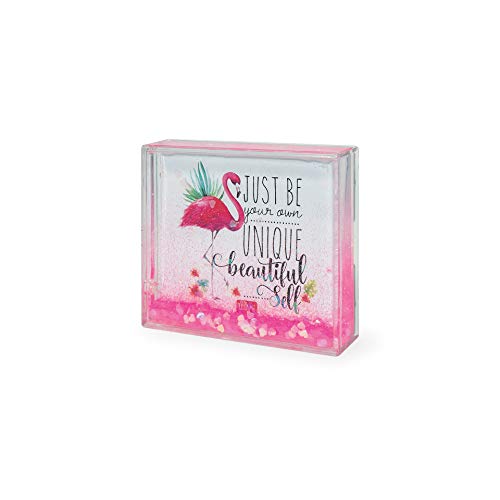 Legami, 11.5x9.5 cm, PC and liquid, Blue variant, Table Frame, a replaceable photo included, Pink Glitter, S