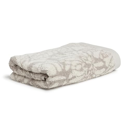 Möve Brooklyn Botanic Hand Towel 50 x 100 cm 85% Cotton / 10% Viscose / 5% Linen Natural/Cashmere