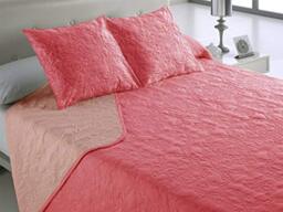 Libela Vegas Boutí Polyester Bedspread, Coral Red, Bed 180 cm