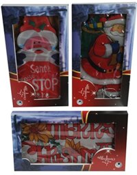 Assortment 88035 3 Figurines Christmas 20 LED Light-White, 45 cm