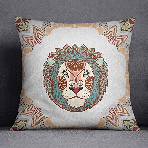 Bonamaison Decorative Cushion Cover, Throw Pillow Case, Size: 45X45 Cm - Designed and Manufactured in Turkey