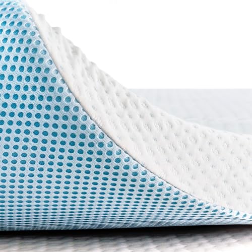 Hokway Single Memory Foam Mattress Topper, Soft and Cooling