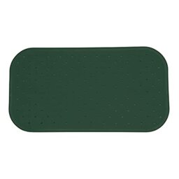 MSV Premium Shower Mat Bath Mat Antibacterial Non-Slip with Suction Cups Dark Green Scented of Roses Approx. 36 x 97 cm Washable at 60 °C