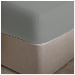 GC GAVENO CAVAILIA Easy Care Percale Extra Deep Fitted, Luxury Soft & Cosy Non Iron Thick Polycotton Bed Sheets, Charcoal, King