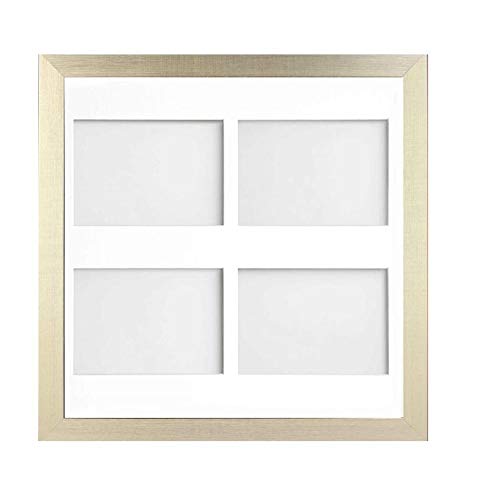 Frame Company Simpson Gold Multi Aperture Photo Frame, 40x40cm for 7x5 inch (x4)