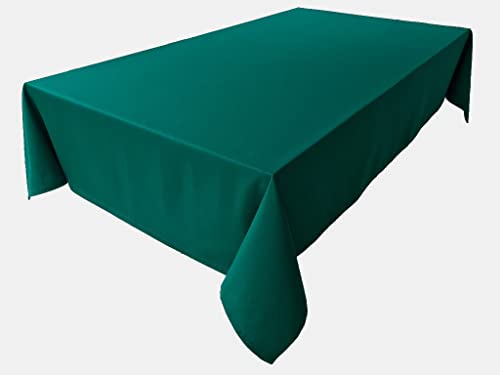 Tablecloth, Table Linen, 100% Cotton, Concept Collection, Choice of Colours and Sizes (Tablecloth - Oval 150 x 400 cm, Fir Green)
