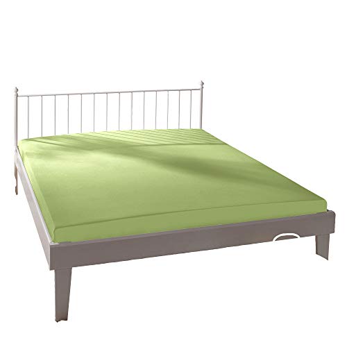 Bassetti 9222219 Fitted Sheet 185 Kiwi Cotton/Elastane 140 x 200 cm 160 cm x 220 cm