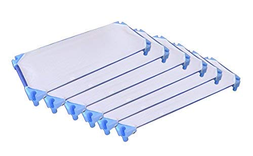 Ti TIN - Cot Bed Sheets Pack of 6 - 100% White Cotton - 53 x 132 cm