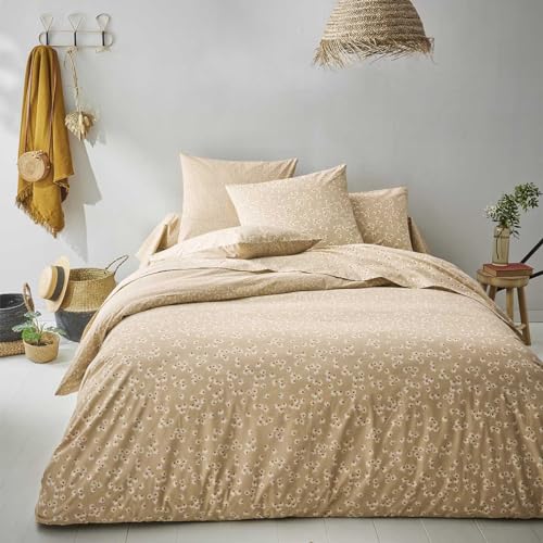 Printed Cotton Duvet Cover, Leonie, 260 x 240 cm, Origin