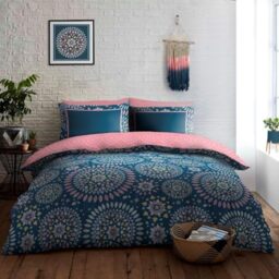 GC GAVENO CAVAILIA Double Duvet Cover - Reversible Bedding Quilt Covers Double Bed Sets - Breathable Comforter Bed Set (200 X 200Cm) With Pillow Cases - Soft Linen