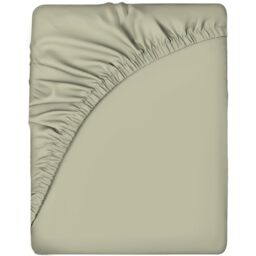 Sleepdown Fitted Sheet Super Soft Cosy Easy Care Polycotton Bed Linen Luxury Bedding Bedsheet 25 cm Deep Non Iron - Ivory - Super King