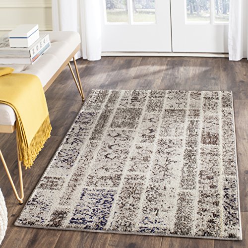 Safavieh Boho Chic Indoor Woven Rectangle Area Rug, Monaco Collection, MNC216, in Beige / Multi, 91 X 152 cm for Living Room, Bedroom or Any Indoor Space