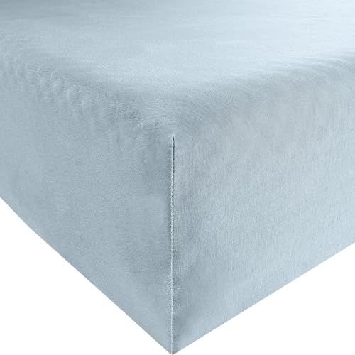 Bassetti 052 Aqua 9225047 Fitted Sheet 90 x 190 cm 100 x 220 cm Cotton/Elastane