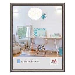 walther Design Picture Frame Steel 10 x 13 cm New Lifestyle Plastic Frame KV113D