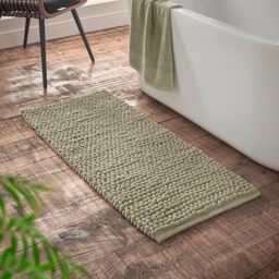 Bianca Aspen Bobble 50x120cm Bath Runner Sage Green