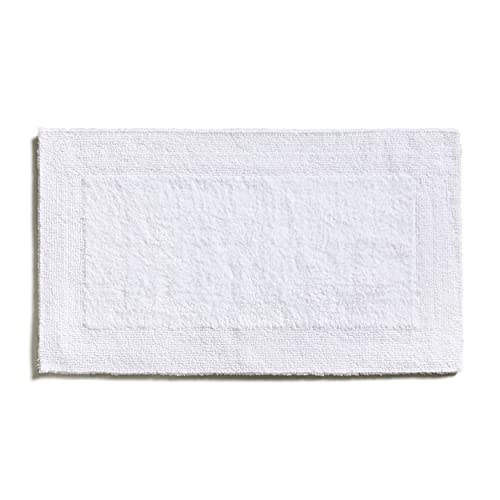 Möve Loft tufted bath mat 60 x 100 cm made of 100% cotton, snow