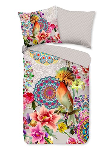 Single Duvet Cover 155 x 220 cm Cotton Satin No. 30125 Multi-Coloured