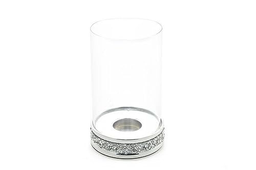 Nataluna Silver Candle Holder 11 x 17 cm, Shown