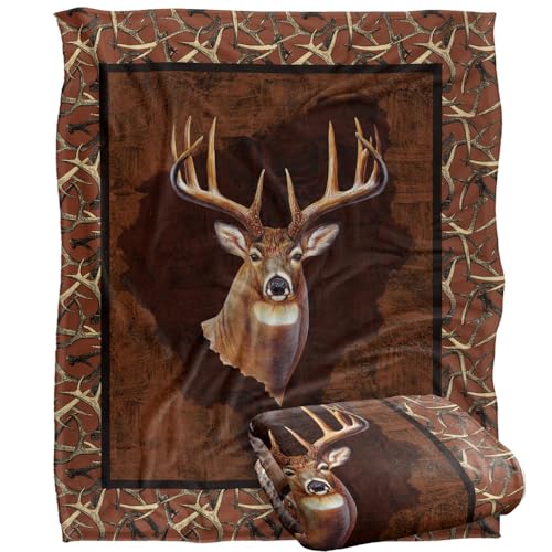 Jq Licensing - Cf-Jp Whietail Deer Buck Silky Touch Super Soft Throw Blanket 152 X 127 Cm