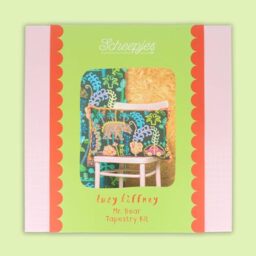 Scheepjes - Lucy Tiffney Wallpaper Collection (60x40cm) Mr Bear Tapestry Kit for Wall Decoration - 1 Piece