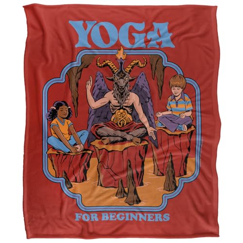 Steven Rhodes Yoga For Beginners Silky Touch Super Soft Throw Blanket 152 X 127 Cm