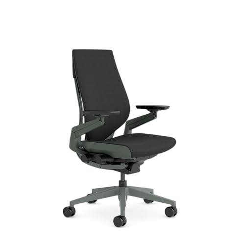 Steelcase Gesture Ergonomic Office Chair With 360° Armrests And 3D Live Back Lumbar Support Black  Made in Europe