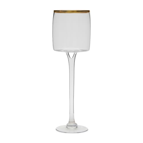 Rivi??ra Maison Wind Lamp, Candle Holder Large - Hurricane RM Coral Bells - Glass - Transparent - (??xH) 13,5x45