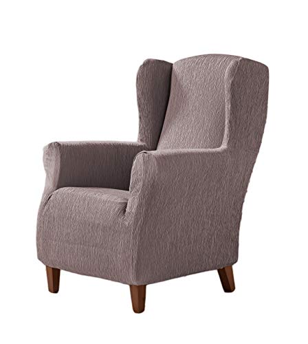 Estoralis Beta - Modern Design Armchair Cover - Pink Elastic Fabric - for Armchair (70 to 110 cm) - Maximum Adaptability to All Types of Sofas