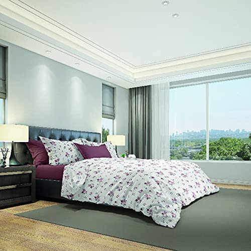 Homemania 013286 Bouquet Duvet Cover Set for Bed, Multicoloured, 250 x 200 cm
