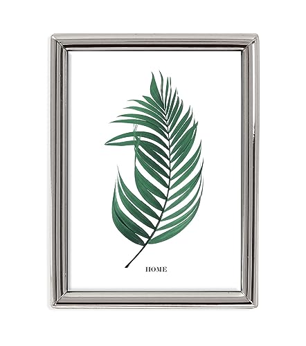 Inov8 Framing Tarnish Resistant Silver Plated Picture Frame - Thin Edge Design for 2.5x3.5 Inch (6.5 x 9cm) Photo