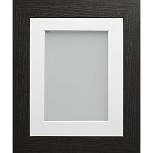 Frame Company Watson Range 7 x 5 Inches Black Picture Photo Frame with White Mount for Image Size 5 x 3.5 Inches