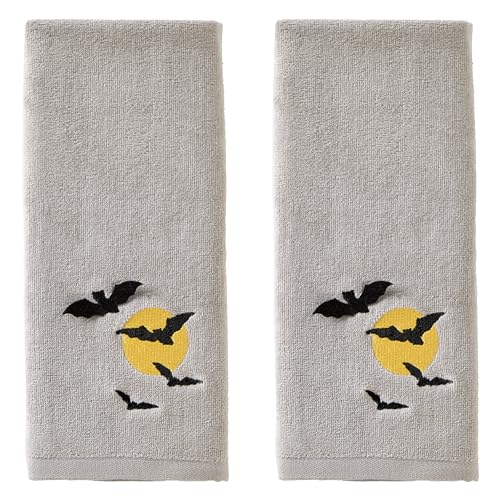 SKL Home Full Moon Flight 3D Hand Towel (2-Pack)