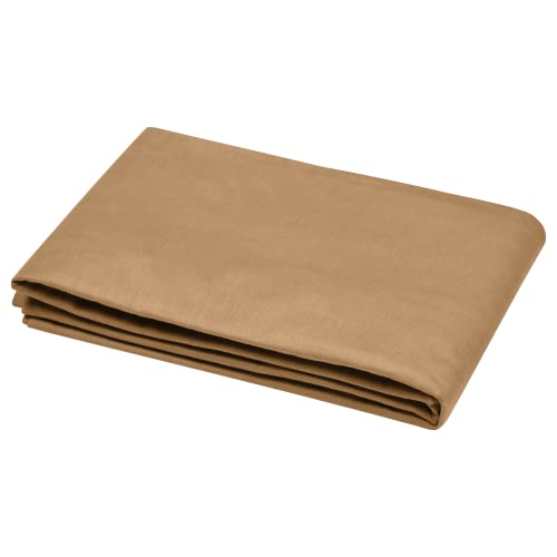 Lovely Casa - Duvet cover – Size 140 x 200 cm – 100% Oeko-Tex certified cotton – Curry colour – Eden model – Soft and comfortable – Ideal for single beds – Unisex
