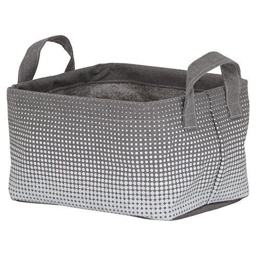 Sealskin Speckles Basket, Polyester, Grey, 21 x 12.5 x 17 cm