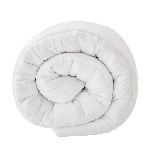 Good Nite Single Duvet 15Tog Duvet for Spring Summer Autumn Winter Quilt Polyester Hollowfibre with Corner Ties (Single 135×200cm)
